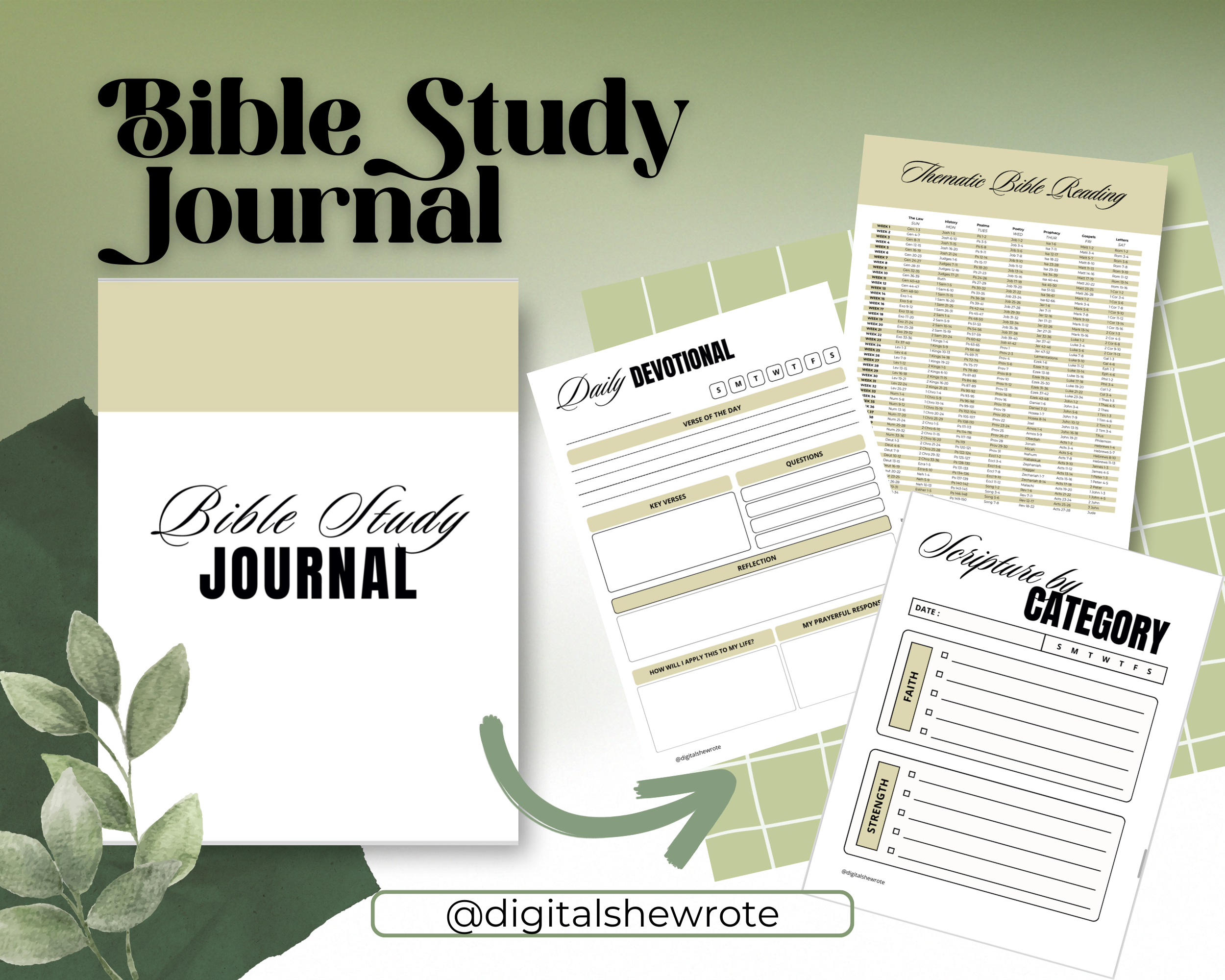 Free Ultimate Bible Study Planner | 45+ Printable Pages