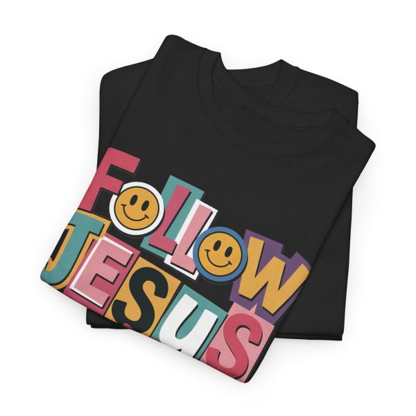 Follow Jesus Cotton Tee - Image 4