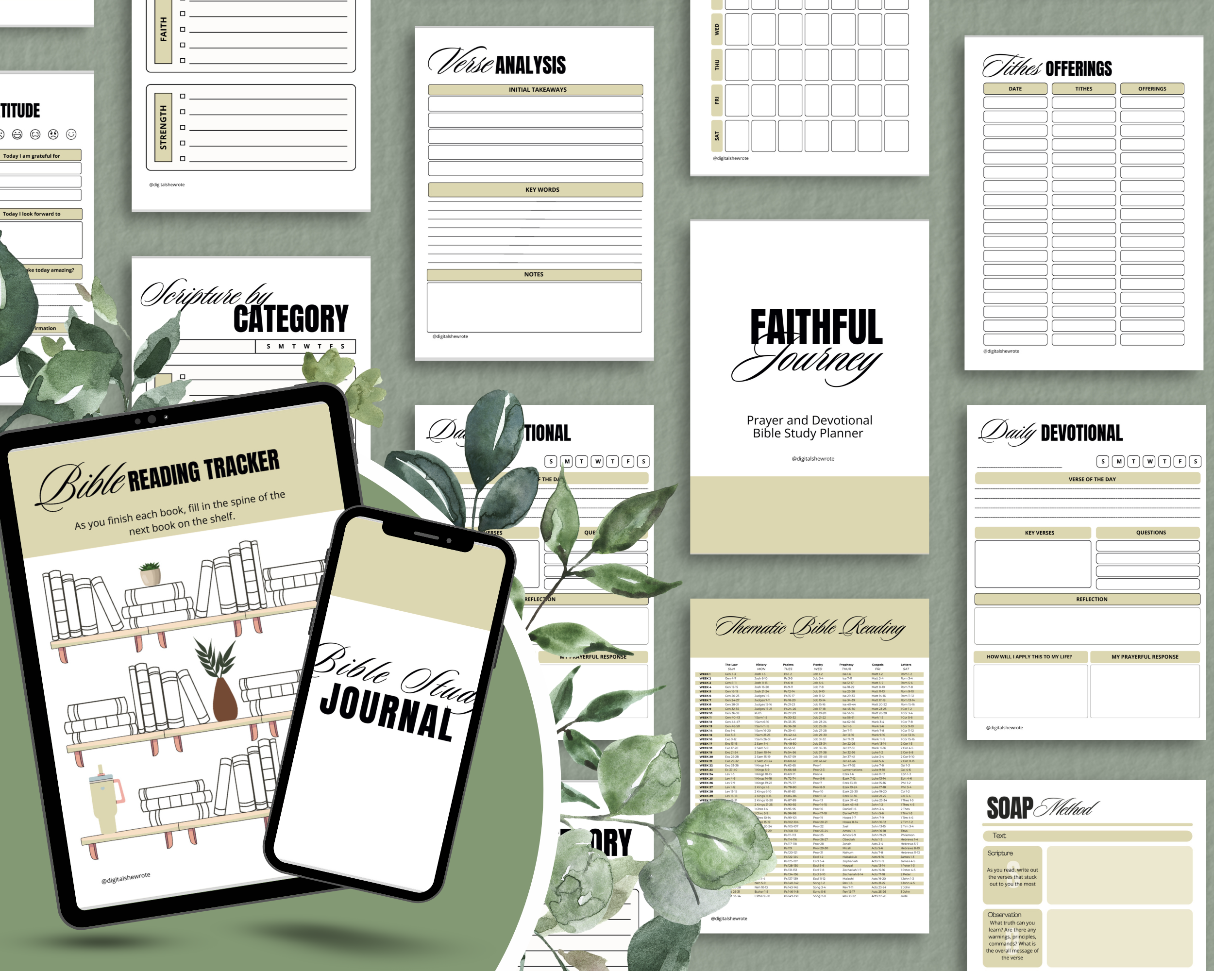 Free Ultimate Bible Study Planner | 45+ Printable Pages - Image 2