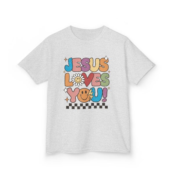 Kids Jesus Loves You Tee - Image 8