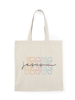 Jesus Inspirational Natural Tote Bag