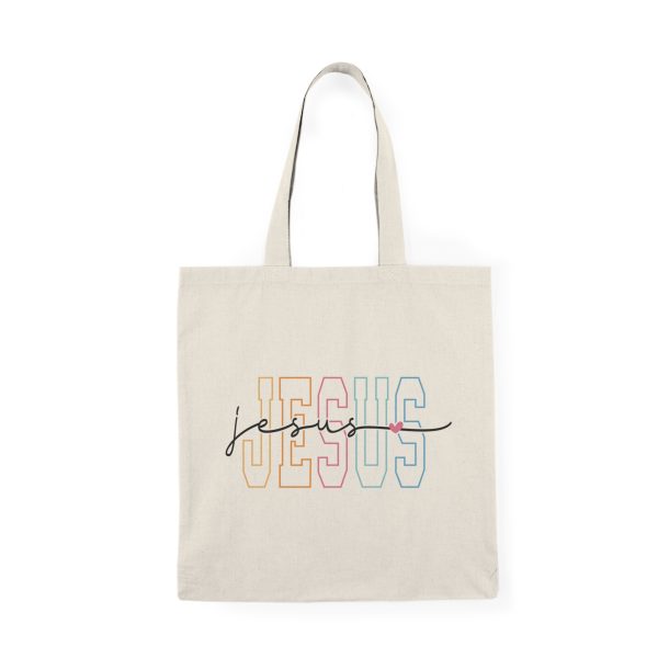 Jesus Inspirational Natural Tote Bag