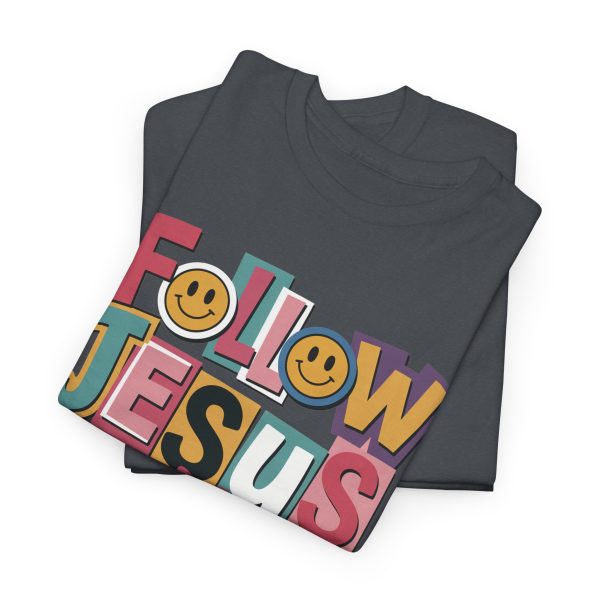 Follow Jesus Cotton Tee - Image 16