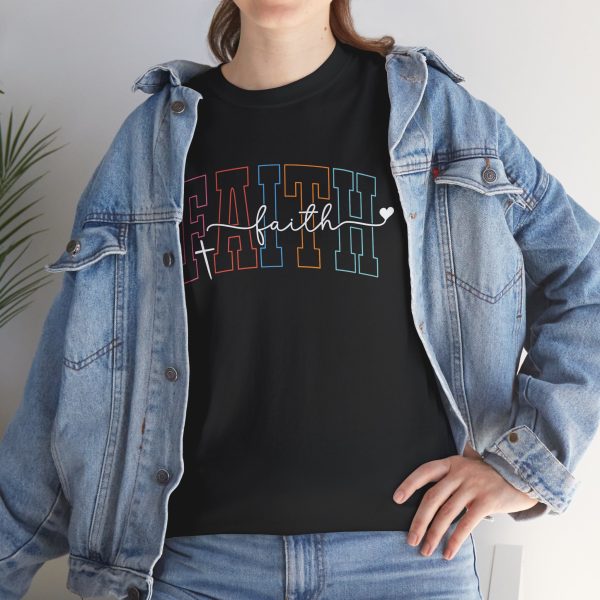 Faith Heavy Cotton Tee - Image 4