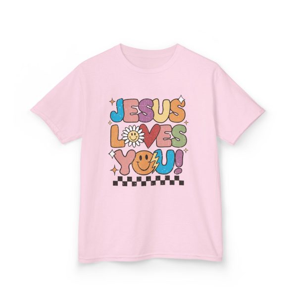 Kids Jesus Loves You Tee - Image 13
