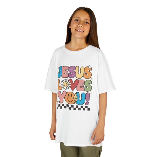 Kids Jesus Loves You Tee - Image 3