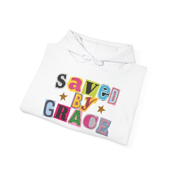 Saved by Grace Hooded Sweatshirt - Image 4