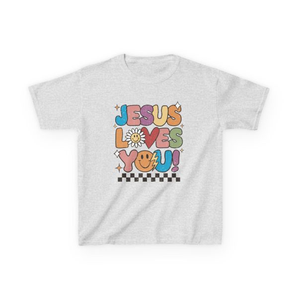 Kids Jesus Loves You Tee - Image 7