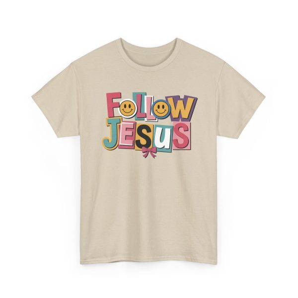 Follow Jesus Cotton Tee - Image 9