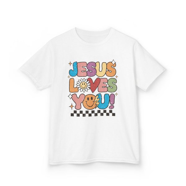 Kids Jesus Loves You Tee - Image 2