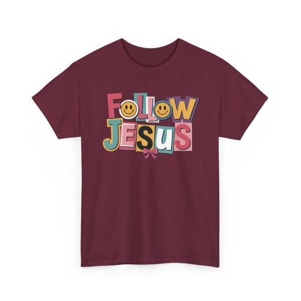 Follow Jesus Cotton Tee - Image 12