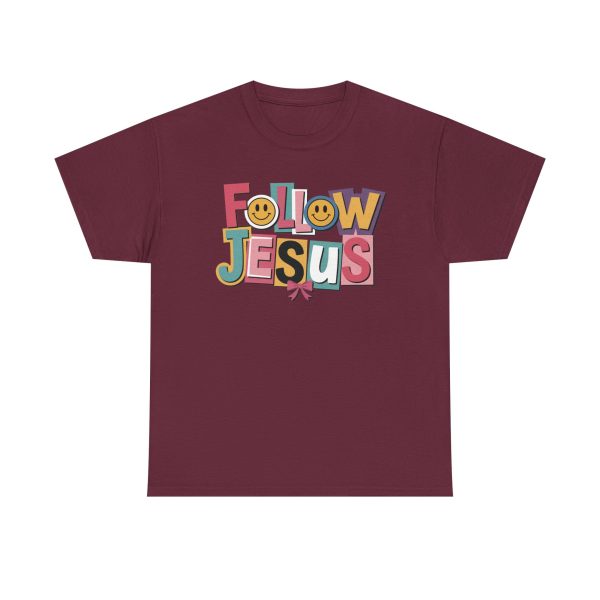 Follow Jesus Cotton Tee - Image 11