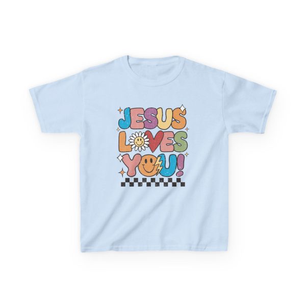 Kids Jesus Loves You Tee - Image 9