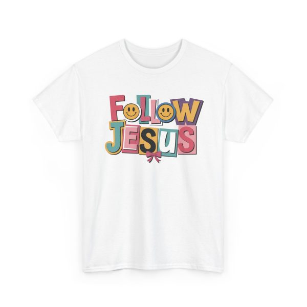 Follow Jesus Cotton Tee - Image 6