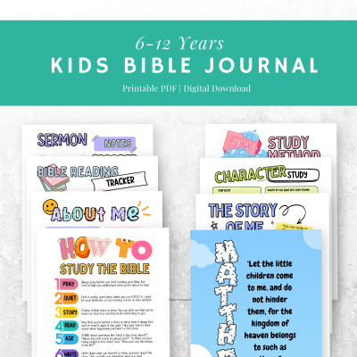 Kid's Bible Study Journal