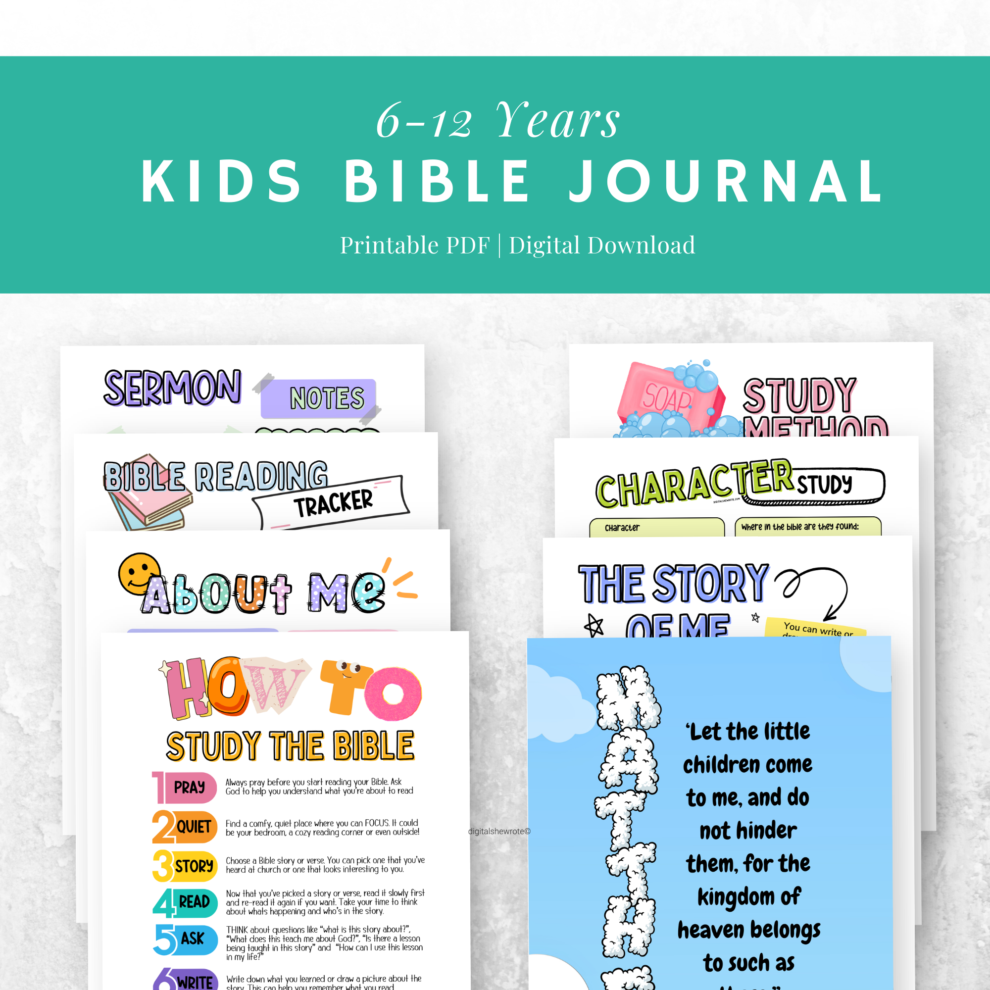Kid's Bible Study Journal