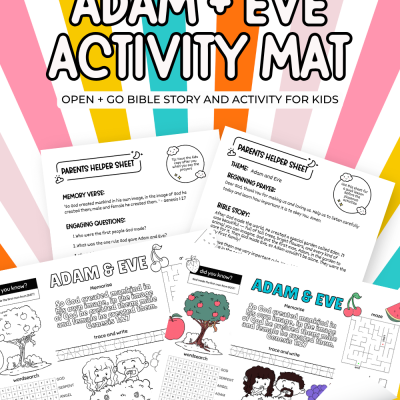 Adam and Eve Activity Mat